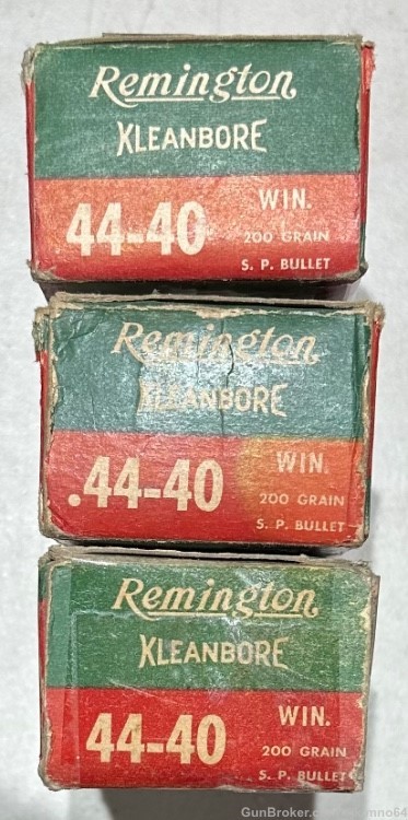 150 rounds of Remington 44-40 Winchester 44 WCF 200gr SP brass cased ammo-img-1