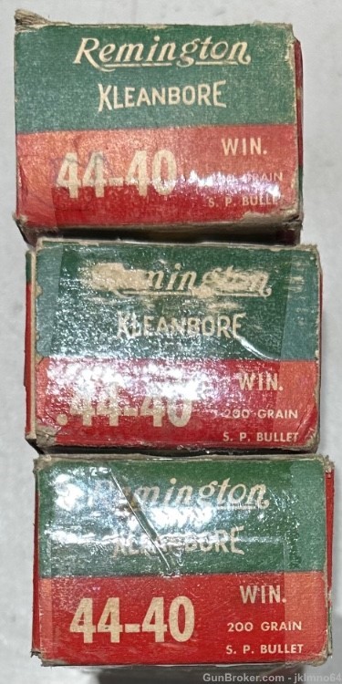 150 rounds of Remington 44-40 Winchester 44 WCF 200gr SP brass cased ammo-img-3