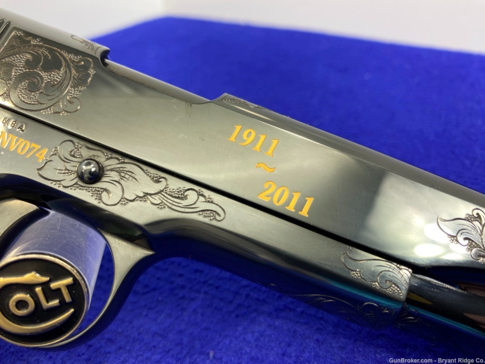 2011 Colt 1911 100th Anniversary 45acp *4 OF 100 CUSTOM SHOP PRODUCTION*-img-226