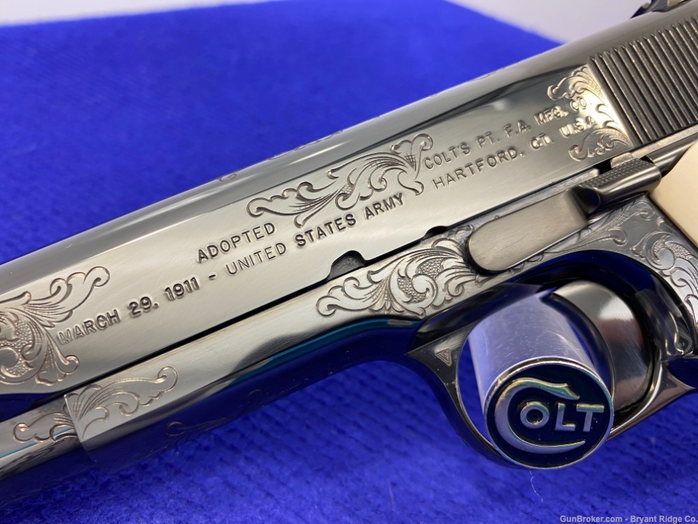 2011 Colt 1911 100th Anniversary 45acp *4 OF 100 CUSTOM SHOP PRODUCTION*-img-97