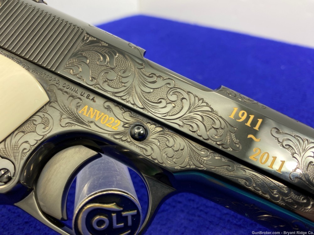 2011 Colt 1911 100th Anniversary 45acp *4 OF 100 CUSTOM SHOP PRODUCTION*-img-55