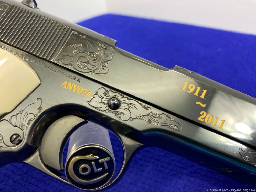 2011 Colt 1911 100th Anniversary 45acp *4 OF 100 CUSTOM SHOP PRODUCTION*-img-225