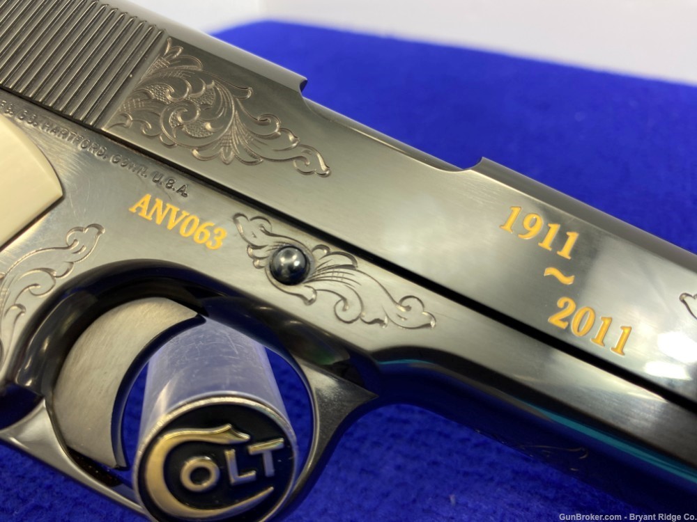 2011 Colt 1911 100th Anniversary 45acp *4 OF 100 CUSTOM SHOP PRODUCTION*-img-172