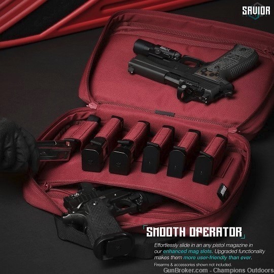 SAVIOR EQUIPMENT Specialist - DOUBLE Pistol Case - RED-img-2