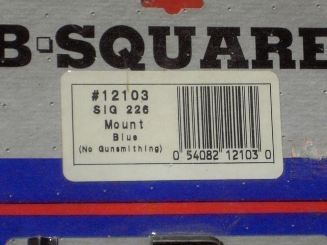 B-Square Sig 226 Scope Mount NOS 12103-img-1