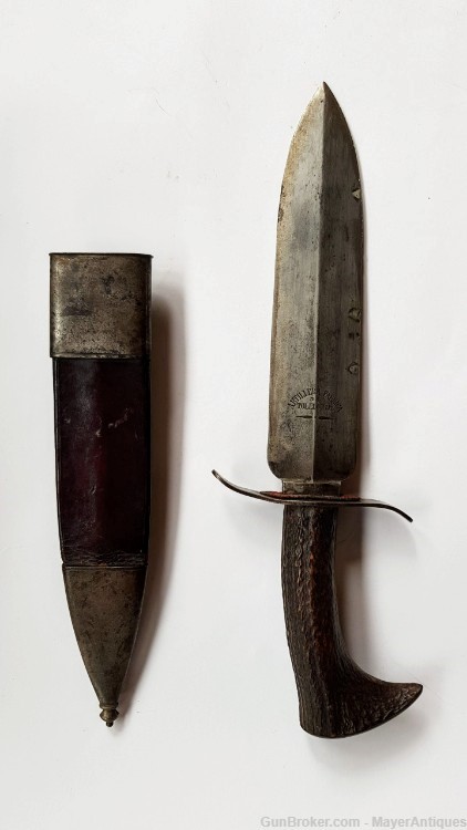 Antique Spanish Artilleria Fabrica De Toledo Knife 1892-img-1