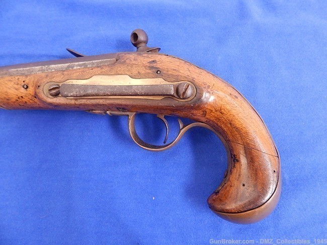 1800s Spanish Cavalry 69 Caliber Flintlock Pistol Gun -img-6