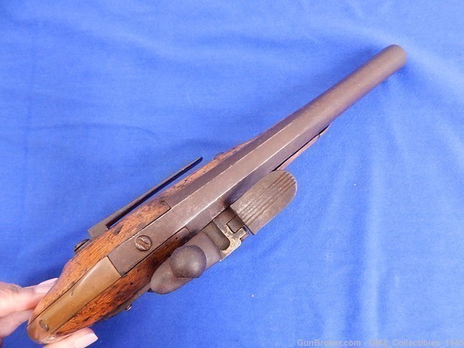 1800s Spanish Cavalry 69 Caliber Flintlock Pistol Gun -img-3