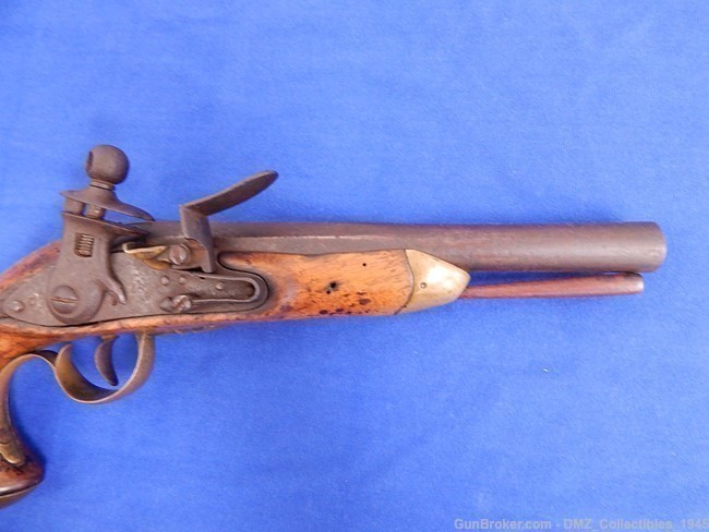 1800s Spanish Cavalry 69 Caliber Flintlock Pistol Gun -img-2