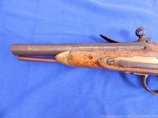 1800s Spanish Cavalry 69 Caliber Flintlock Pistol Gun -img-7