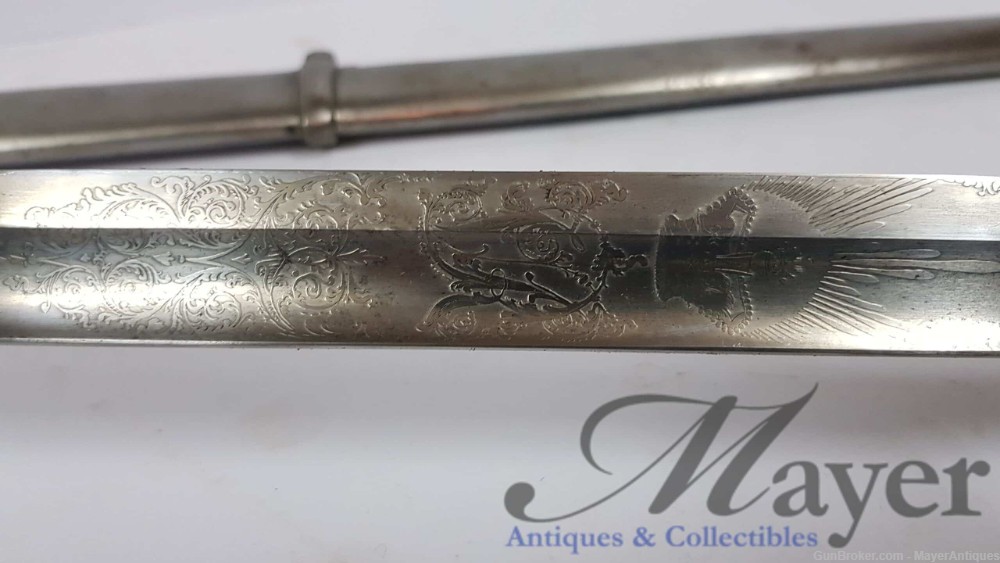 British Royal Artillery Officer 1821 Pattern Sword In Rare Condition-img-4
