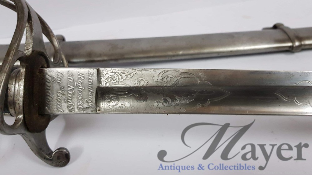 British Royal Artillery Officer 1821 Pattern Sword In Rare Condition-img-3