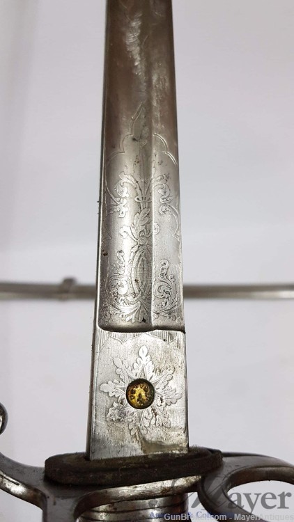 British Royal Artillery Officer 1821 Pattern Sword In Rare Condition-img-8