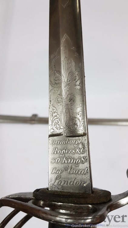 British Royal Artillery Officer 1821 Pattern Sword In Rare Condition-img-7