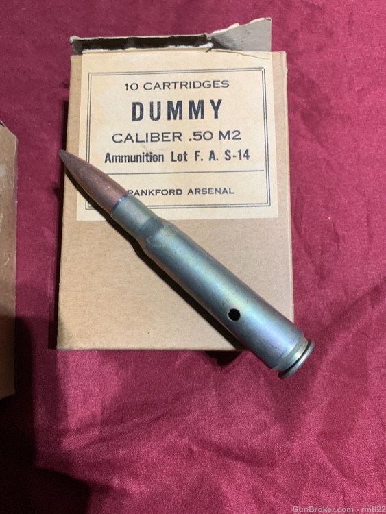 .50 Caliber M2 Dummy round lot-img-3