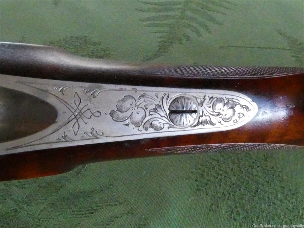 Gorgeous Engraved Ed Kettner Stalking Rifle w/Half Octagonal Fluted Barrel -img-8