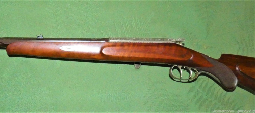Gorgeous Engraved Ed Kettner Stalking Rifle w/Half Octagonal Fluted Barrel -img-2