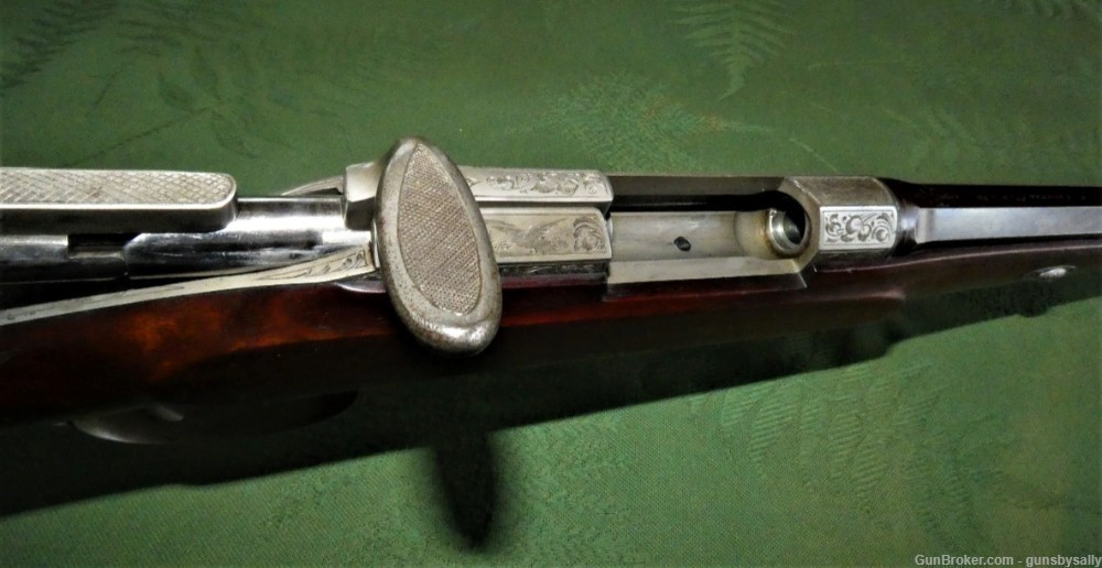 Gorgeous Engraved Ed Kettner Stalking Rifle w/Half Octagonal Fluted Barrel -img-24