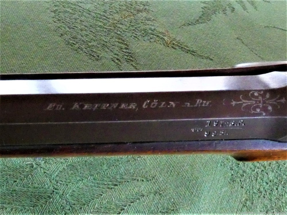 Gorgeous Engraved Ed Kettner Stalking Rifle w/Half Octagonal Fluted Barrel -img-9