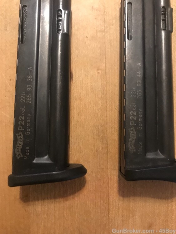 Walther P22 22LR mags black x 2-img-2