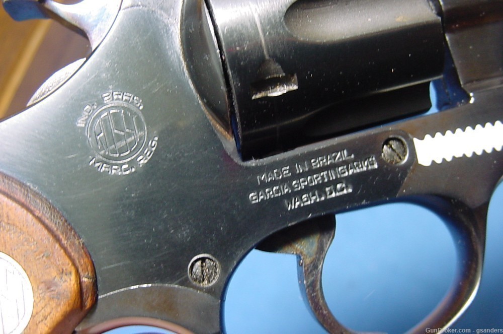 Rossi Revolver Model 49 Cal 22 Brazilian Walnut Pistol Grips FreeShipping-img-7