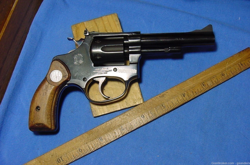 Rossi Revolver Model 49 Cal 22 Brazilian Walnut Pistol Grips FreeShipping-img-3