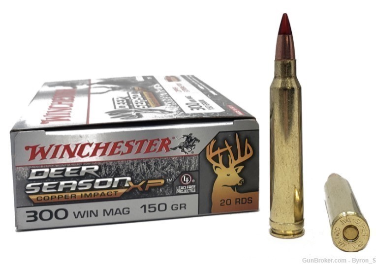 20rds Winchester Deer Season XP™ .300 Win Mag 150gr BTHP X300DSLF FAST SHIP-img-2
