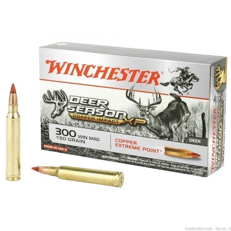 20rds Winchester Deer Season XP™ .300 Win Mag 150gr BTHP X300DSLF FAST SHIP-img-1