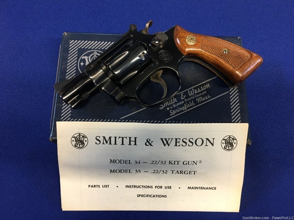 Smith & Wesson model 34-1, comes w/ factory box & papers, .22 LR-img-3