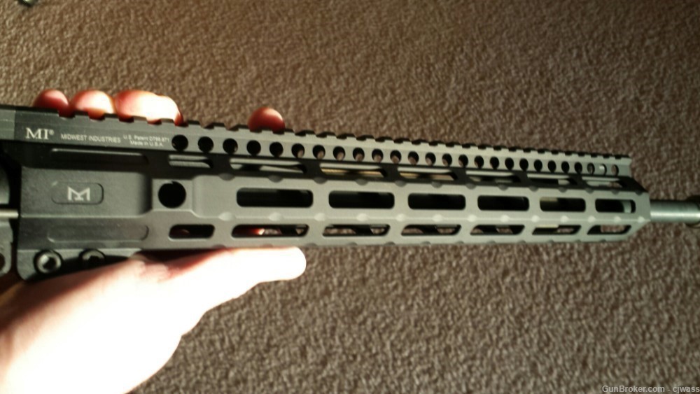 Midwest Industries AR15 16" Upper with 12.6" MLOK handguard | OBO-img-2