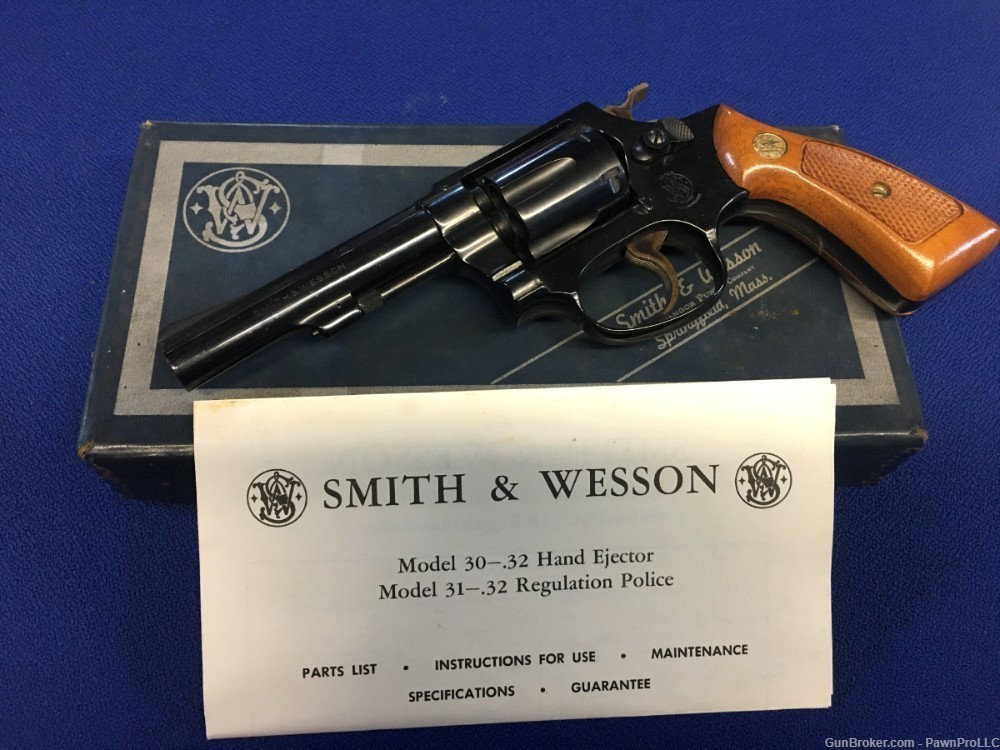 Smith & Wesson model 31-1, comes w/ factory box & papers, .32 S&W long-img-3