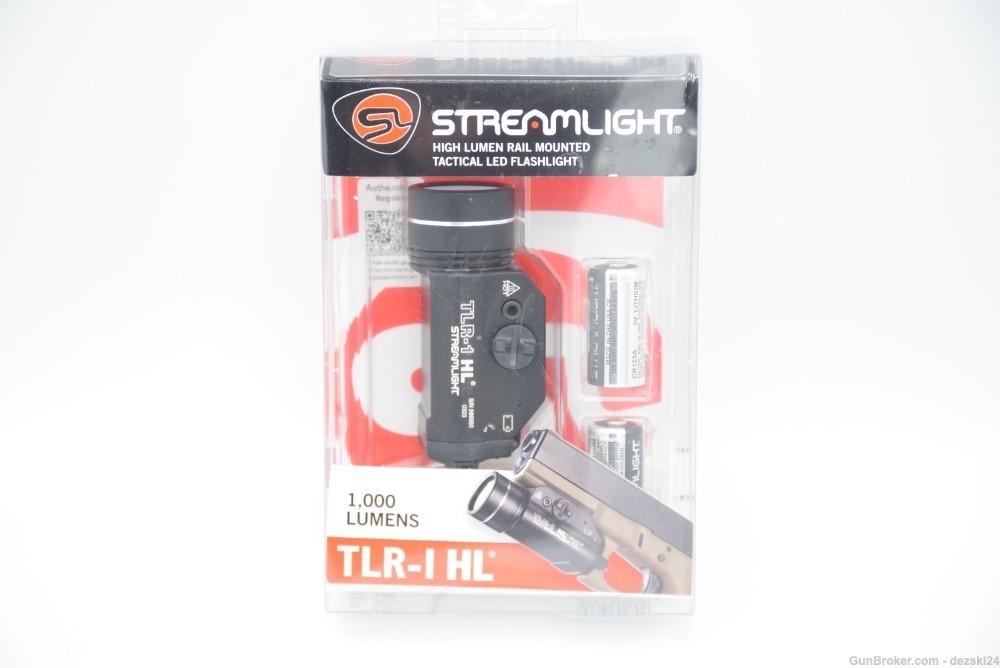 STREAMLIGHT TLR1 HL LED WEAPON LIGHT/PISTOL LIGHT GLOCK SIG HK S&W RUGER FN-img-0