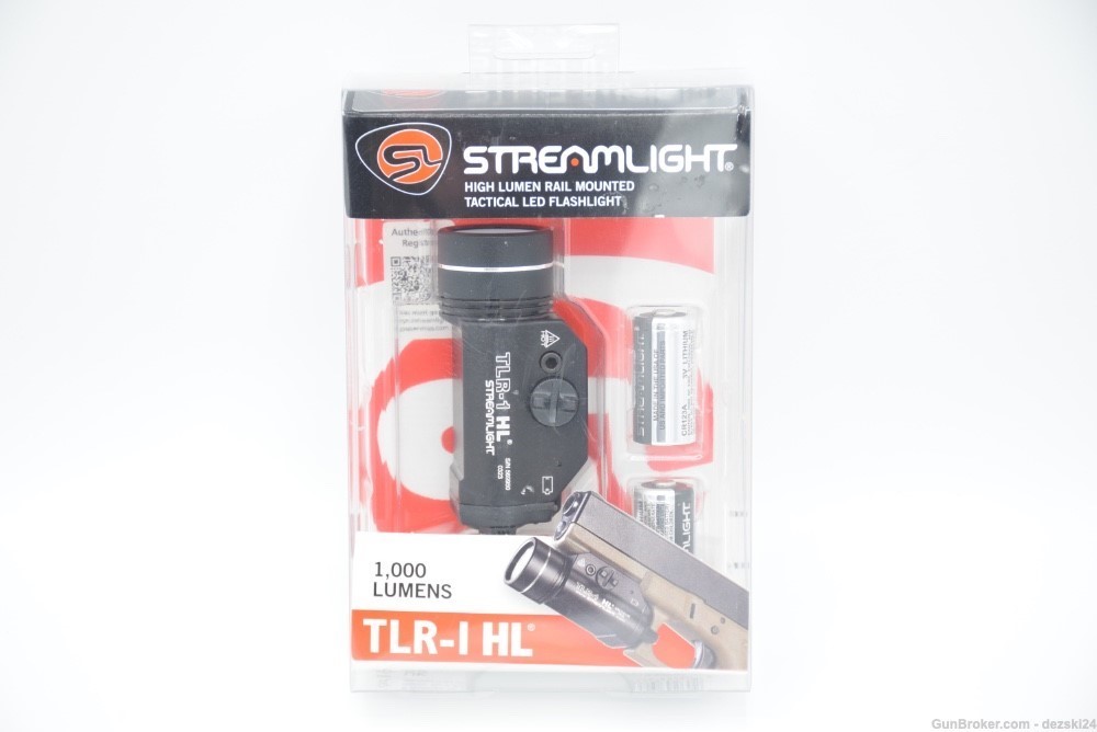 STREAMLIGHT TLR1 HL LED WEAPON LIGHT/PISTOL LIGHT GLOCK SIG HK S&W RUGER FN-img-1