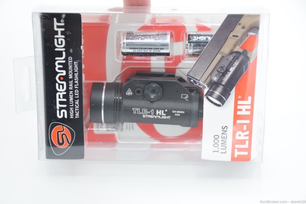 STREAMLIGHT TLR1 HL LED WEAPON LIGHT/PISTOL LIGHT GLOCK SIG HK S&W RUGER FN-img-3