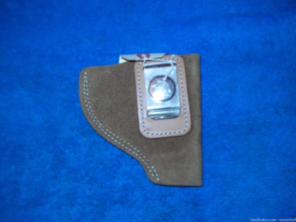 NOS Bianchi Right Hand IWB Suede / Leather Holster Smith Wesson K frame -img-4