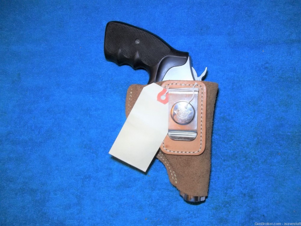 NOS Bianchi Right Hand IWB Suede / Leather Holster Smith Wesson K frame -img-0