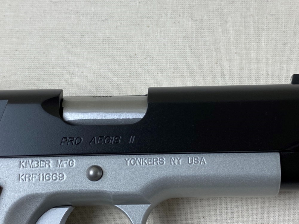 Kimber 1911 Pro Aegis ll 9mm Para Two Tone 4"-img-12