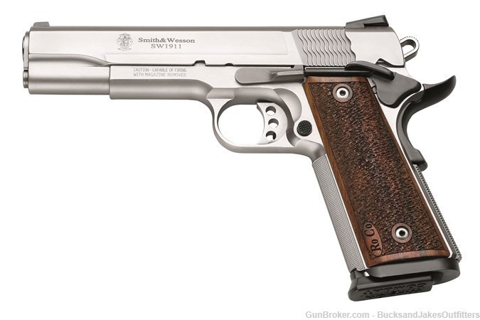 SMITH AND WESSON SW1911 9MM 10+1 5" SS/WD FS-img-0