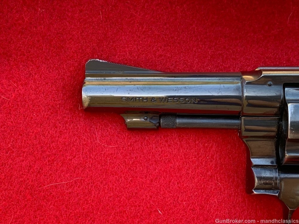 1961 vintage Smith & Wesson (S&W) 36, blued, 38 Spec, 3" bbl, round butt-img-8