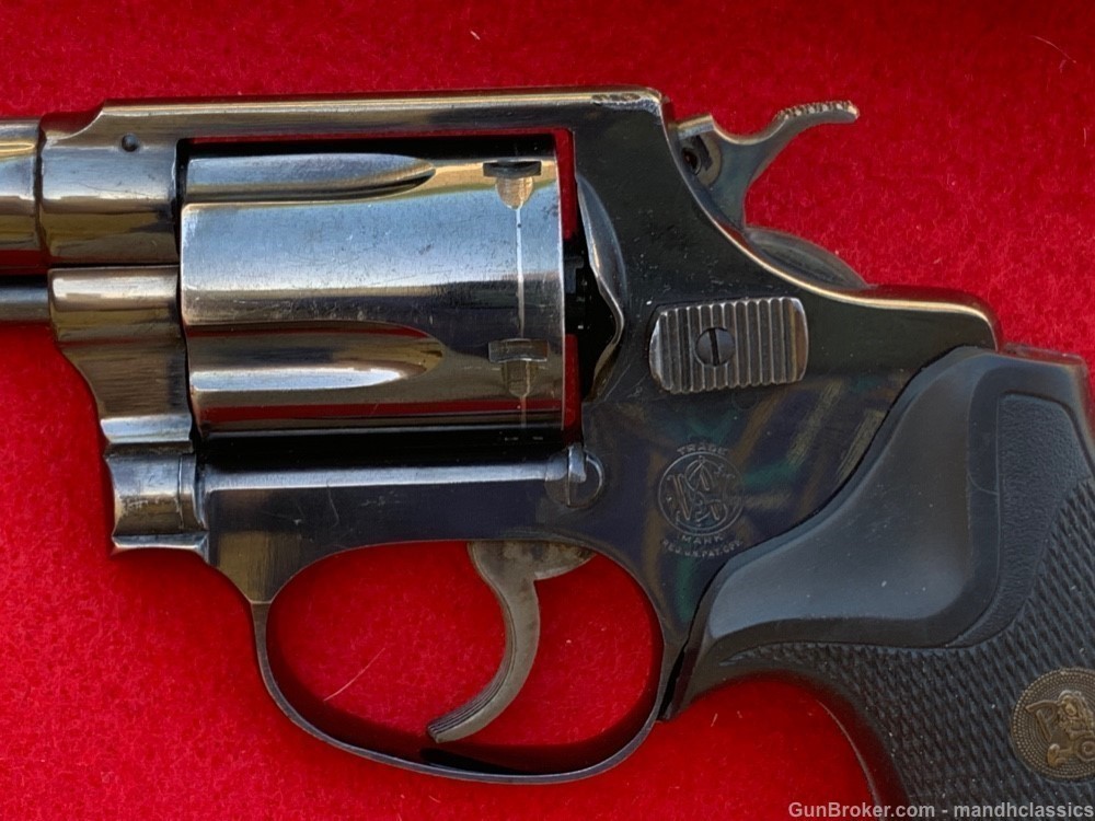 1961 vintage Smith & Wesson (S&W) 36, blued, 38 Spec, 3" bbl, round butt-img-7