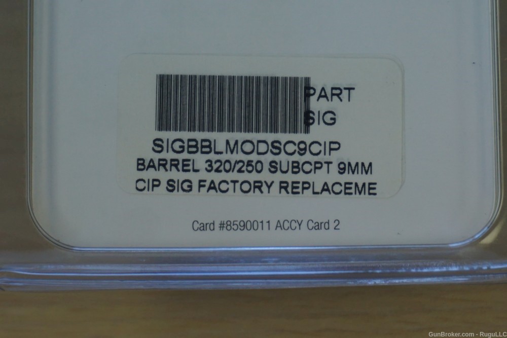 Sig Sauer P320SC / P250SC 9mm barrel-img-1