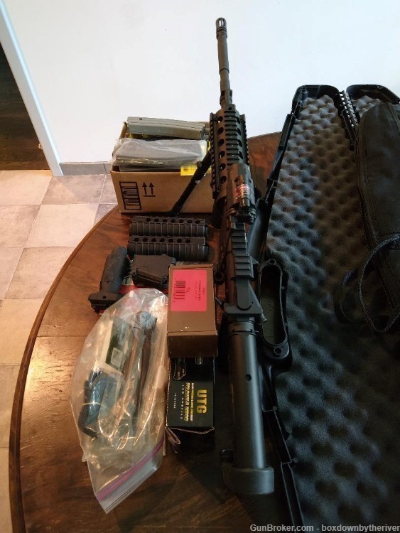 Bushmaster  AR15 .223/.556 PLUS!   Decked Out and THIRTEEN 30 RND Mags!-img-0