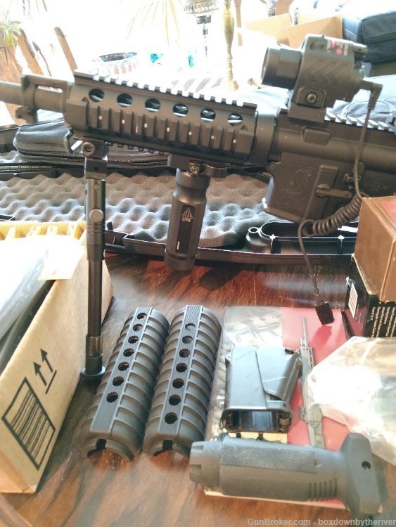 Bushmaster  AR15 .223/.556 PLUS!   Decked Out and THIRTEEN 30 RND Mags!-img-2