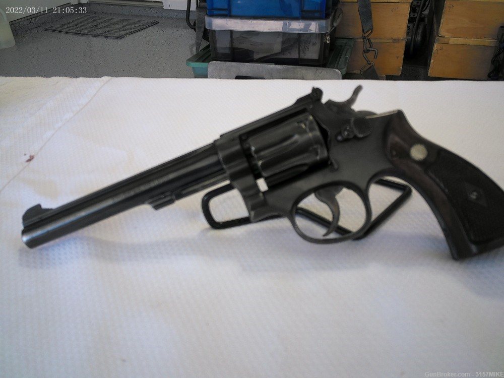 Smith & Wesson K-22 Masterpiece (Pre-Model 17); .22LR; 6" Pinned Barrel-img-3