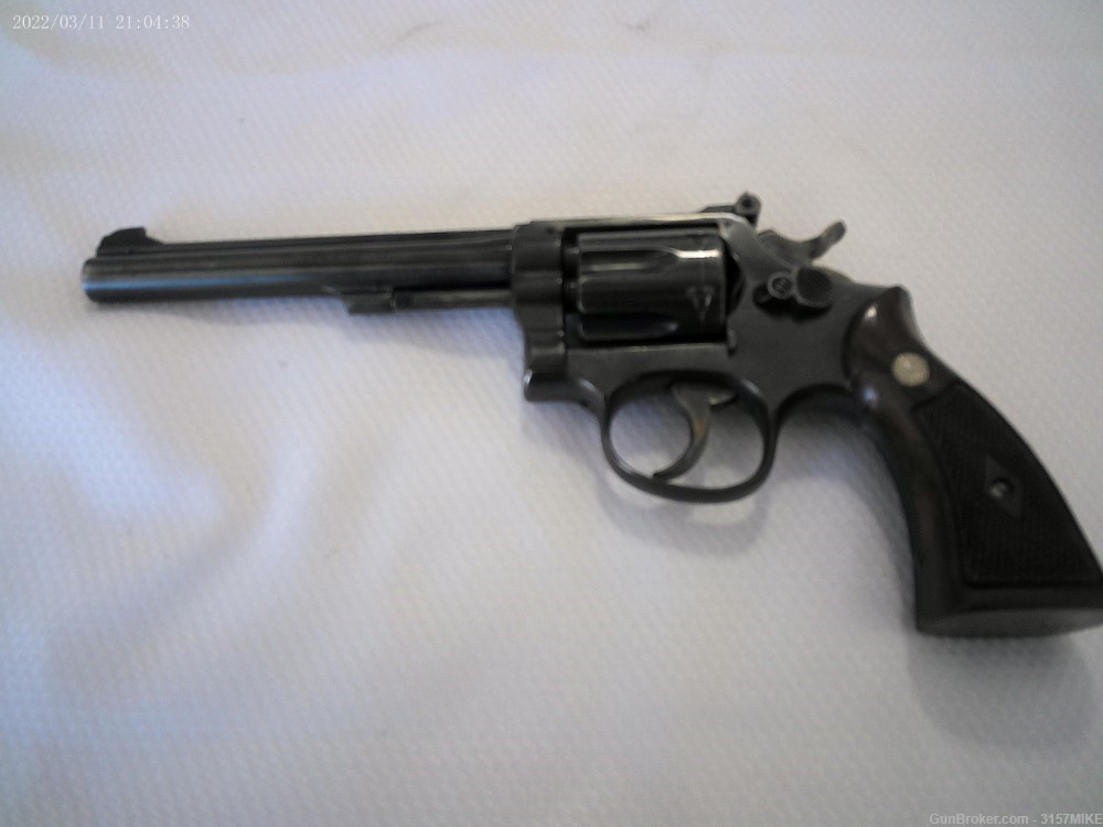 Smith & Wesson K-22 Masterpiece (Pre-Model 17); .22LR; 6" Pinned Barrel-img-38