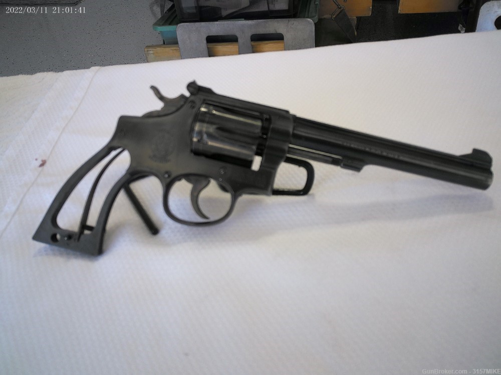 Smith & Wesson K-22 Masterpiece (Pre-Model 17); .22LR; 6" Pinned Barrel-img-32