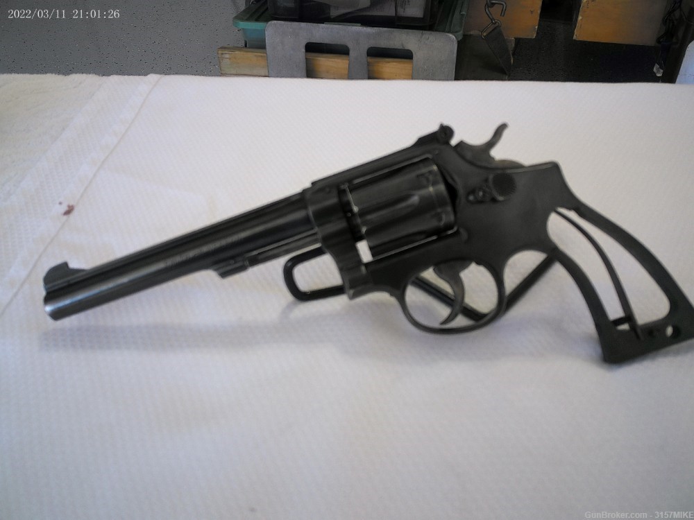 Smith & Wesson K-22 Masterpiece (Pre-Model 17); .22LR; 6" Pinned Barrel-img-31