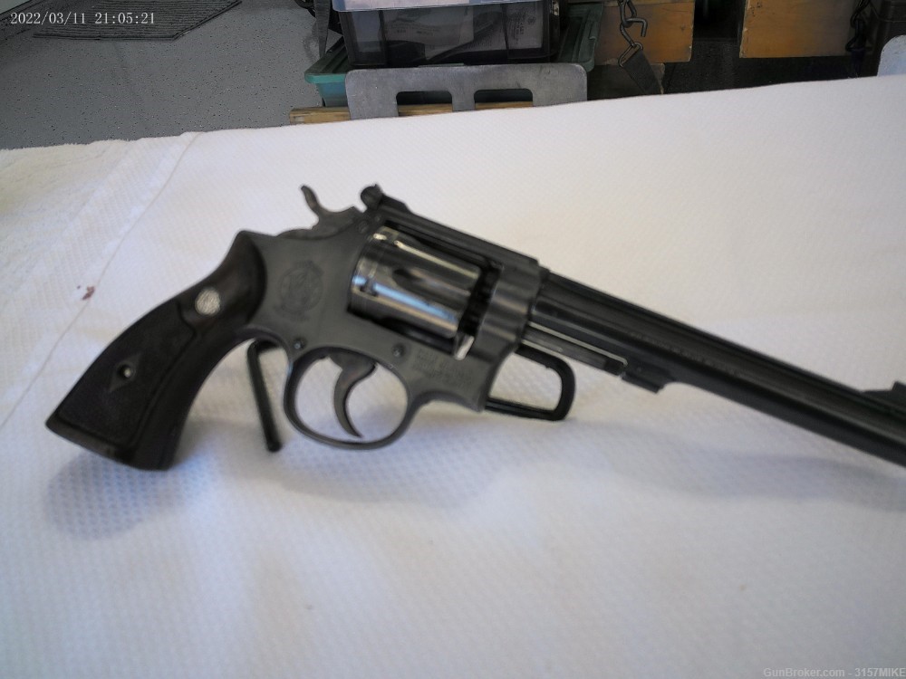 Smith & Wesson K-22 Masterpiece (Pre-Model 17); .22LR; 6" Pinned Barrel-img-2