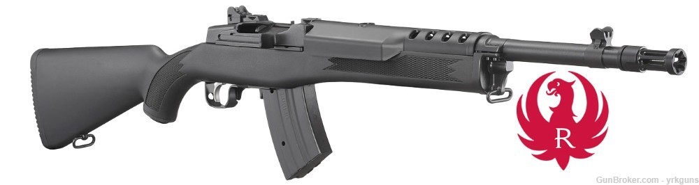 Ruger Mini Thirty 7.62x39mm 20RD 16" Matte Black Rifle NEW 5854-img-1