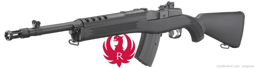 Ruger Mini Thirty 7.62x39mm 20RD 16" Matte Black Rifle NEW 5854-img-3